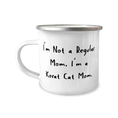 Imagem de Korat Cat s para amantes de gatos, I'm Not a Regular Mom I'm a Korat Cat Mom, Funny Korat Cat 355 ml, From Friends