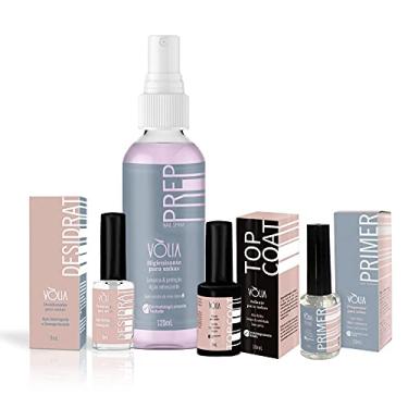 Imagem de ANKUY KIT DE CUIDADOS COM UNHAS EM GEL VÒLIA: HIGIENIZAÇÃO, PREPARAÇÃO E SELANTE TOP COAT