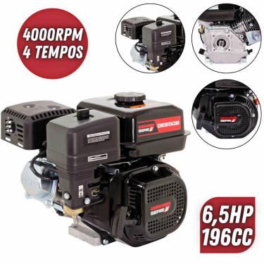Imagem de Motor Estacionário Profissional Kawashima GE650B á Gasolina 4T 6.5hp Robusto e Resistente Ideal Para Rabeta de Barco