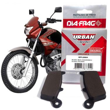 Imagem de Pastilha de Freio Diafrag - Xre 300 s/ Abs; Falcon Nx 400; Klx 250; Drz 250; Drz 400 - Traseira - Orgânica (Urban)