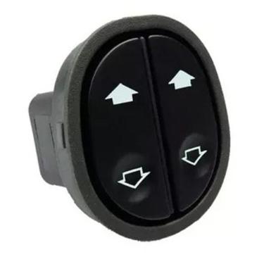 Imagem de Botão Interruptor De Vidro Elétrico Ford Ka Fiesta Novo Ka Led Verde Orparts Fd1002