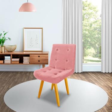 Imagem de Cadeira decorativa lisa sala e escritório