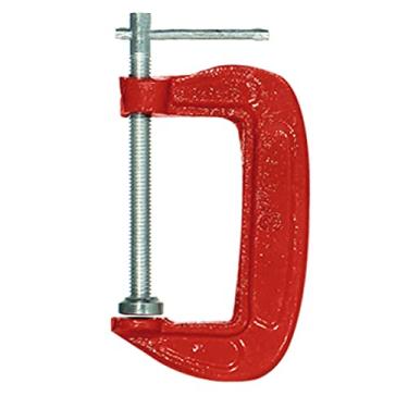 Imagem de Kit 3 Grampos Sargento Tipo C 3 Polegadas Marcenaria 100mm