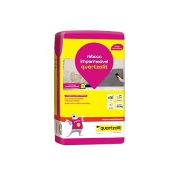 Imagem de IMPERMEABILIZANTE REBOCO IMPERMEÁVEL QUARTZOLIT - SACO 20KG