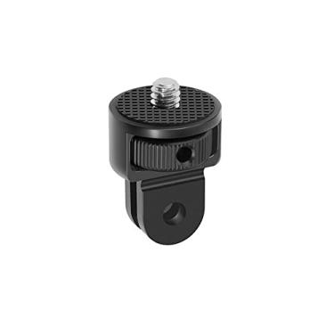Imagem de ZEZEFUFU Mini Metal 360 Rotativo 1/4" Parafuso Adaptador Tripé Suporte de Montagem para Gopro para Insta360
