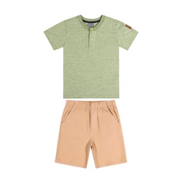 Imagem de Infantil - Conjunto com Camiseta e Bermuda Quimby Verde  menino