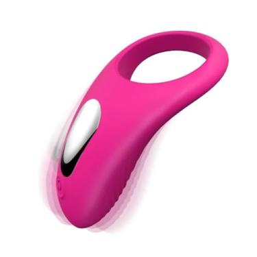 Imagem de Vibrador Feminino Com Controle Remoto Sem Fio Anel Peniano, Atraso Ejaculação Ponto G Estimulador do Clitóris, Brinquedos Adultos Para Casais (Rosa)