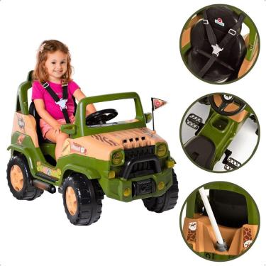 Imagem de Carrinho Bebe Infantil Quadriciclo infantil a pedal Savana Calesita