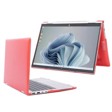 Imagem de mCover Capa compatível apenas para laptop Windows 2 em 1 HP EliteBook 830 de 13,3 polegadas 2022 ~ 2024 | 835 G9 / G10 e Elite x360 830 G9 / G10 (NÃO compatível com nenhum outro modelo HP) - Vermelho