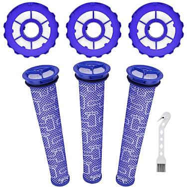 Imagem de Artraise Kits de filtro para substituição de filtro Dyson DC40, 3 peças de filtro HEPA pós-motor e 3 filtros pré-motor, compare com os aspiradores Dyson DC40 substitui as peças # 923587-02 e 922676-01