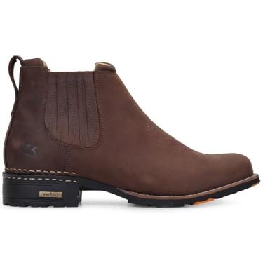 Imagem de Botina Zebu Original Masculina Bico Redondo Forrada Couro Legitimo Mustang Graxo 58020 (GRAXO, BR, Adulto, Numérico, 40)