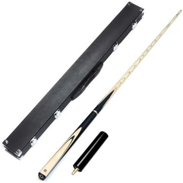 Imagem de Taco de bilhar, taco de bilhar feito à mão, estojo/saco/caixa rígida de bilhar para escolher, bom equilíbrio e peso, para bares de piscina, clubes (pontas de 11,5 mm, taco de piscina + caixa A)