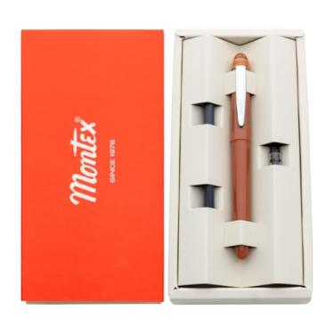 Imagem de Caneta Tinteiro Montex Happy Âmbar Pena Média