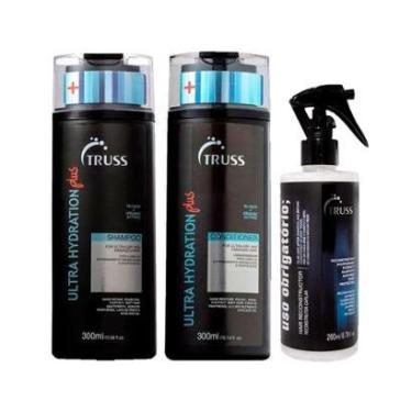 Imagem de Kit Truss Ultra Hydration - Shampoo 300ml e Condicionador 300ml e Tratamento Uso Obrigatório 260ml-Unissex