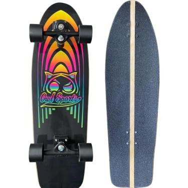 Imagem de Skate Simulador de Surf OWL Sports Retrowave