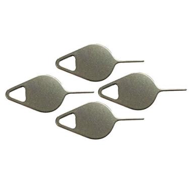 Imagem de 4 peças de design especial ferramenta de remoção de bandeja de cartão SIM pino de ejeção de agulha compatível com Samsung Galaxy S10 S10 Plus Note 8 9 S8 Plus S9 Plus S7 Edge