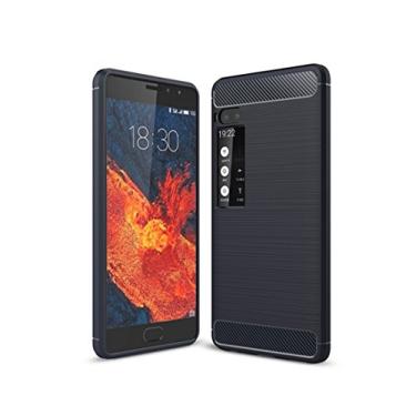 Imagem de Capa MEIZU Pro 7 Plus, capa Manyip de material de fibra de carbono TPU, capa ultrafina e macia, antiderrapante, antiimpressões digitais, capa protetora totalmente elegante para MEIZU Pro 7 Plus