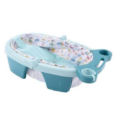 Imagem de Banheira Inflável Dobrável Azul Color Baby 21x44x78cm