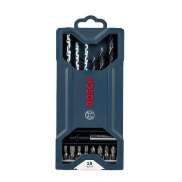 Imagem de Jogo De Brocas E Pontas Bosch - X-Line / 15 Peças