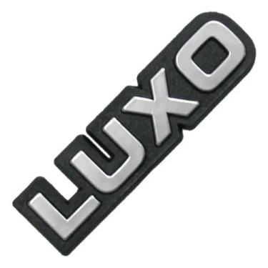 Imagem de Emblema Letreiro Luxo Opala 1987 a 1990 Cinza Com fita 3M - MARCON 