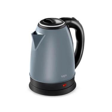 Imagem de Chaleira Elétrica Inox Lunar Jarra Sem Fio 1,8L Elgin 127V, 110V