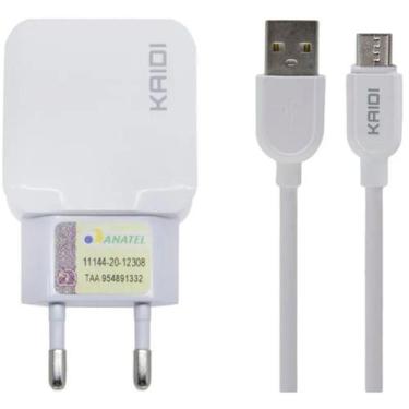 Imagem de Carregador V8 2USB Micro USB KD-301S Kaidi 2.4A