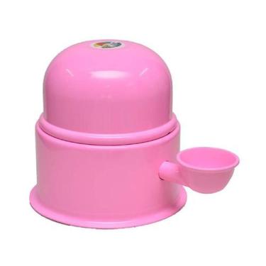 Imagem de Bebedouro Vida Mansa Alumínio para Cães e Gatos Rosa - 1,4L