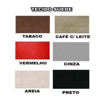 Imagem de Colchão D33 King Size Suede(1.86X1.98) - GENKI KENKO, VERMELHO
