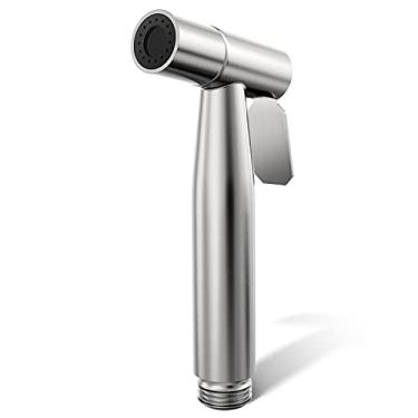 Imagem de Pulverizador de bidê de mão de aço idável 304 para vaso sanitário - Pulverizador de bidê, lavador de fraldas de pano para bebês, chuveiro de mão para banheiro, chuveiro muçulmano para higiene pes
