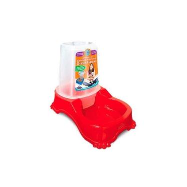 Imagem de Alimentador Automático Duplo Pet Injet para Cães Vermelho