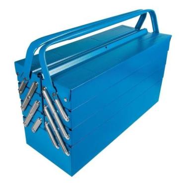 Imagem de Caixa Sanfonada Para Ferramentas Tramontina Com 7 Gavetas Azul - 43800
