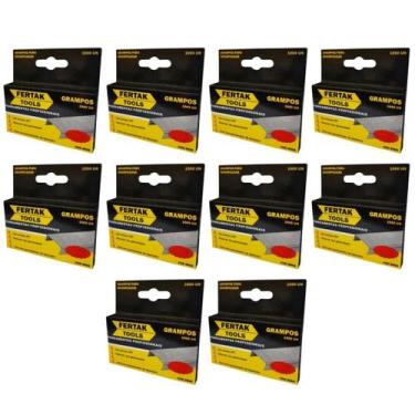 Imagem de Grampo 10Mm Tapeceiro Grampeador Pressão - 10000Un - Fertak