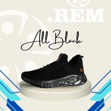Imagem de Tênis magnético terapêutico - .REM, Preto all black, 38
