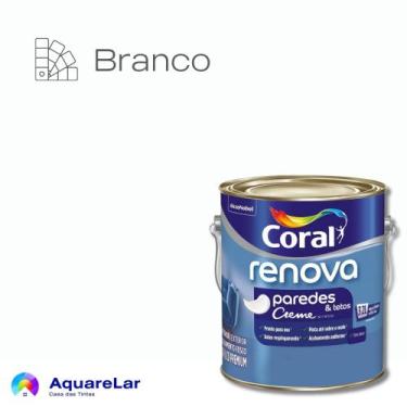 Imagem de Renova Paredes e Tetos Coral Fosco 3,2L, BRANCO