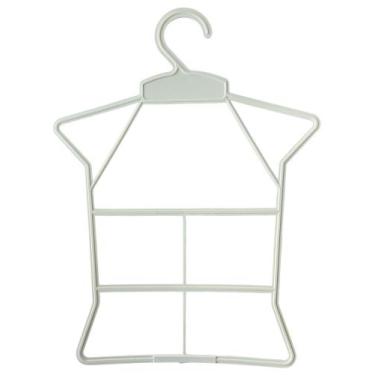 Imagem de 160 Cabide Infantil Bebê Corpo (27x36cm) - AAZ, Branco