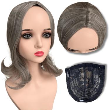 Imagem de Prótese capilar feminina topo de tic-tac fibra orgânica
