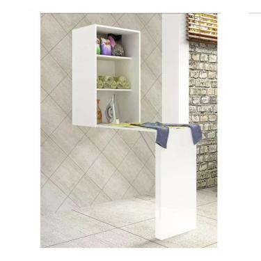 Imagem de Armário Bancada Retrátil Am3106 Branco Tecno Mobili Branco