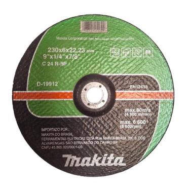 Imagem de Kit 5PC Disco de Desbaste Abrasivo Para Alvenaria 9 X 1/4 X 7/8 C24r D