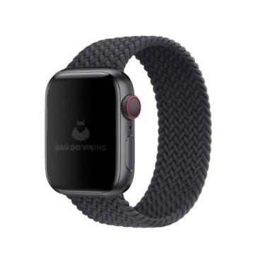 Imagem de Pulseira Loop Solo Trançada Meia Noite Compatível Com Apple Watch - Ba