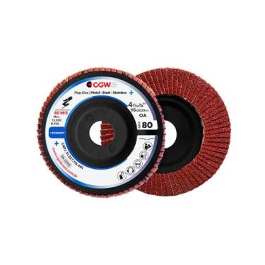 Imagem de Cgw Disco Flap Nylon 115 X 22.23 GR80 T-27 ECONOMY BLACK