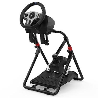 Imagem de PXN -A9 Suporte de volante para Logitech G29 G25 G27 G920 G923 para Thrustmaster T300RS/T300GT/ T500RS/TGT/TS Suporte de volante de corrida ajustável