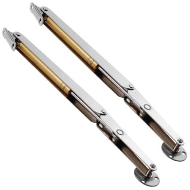 Imagem de 250N Dobradiça de suporte de tampa macia resistente, dobradiças de peito para caixa de madeira com redução lenta automática de segurança, levantadores pneumáticos de tampa, molas a gás para caixas de