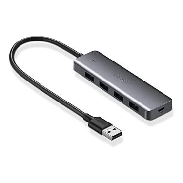 Imagem de U.green Hub Adaptador com 4 Portas Usb 3.0 Design Leve e Compacto Porta de Alimentação Micro Usb de 5V Transferência de Até 5Gbps Cabo de 15cm Compatível com Usb 2.0 Mac Os Windows e Linux