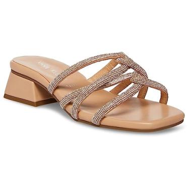 Imagem de Anne Klein Sandália feminina de salto Nicoletta, Nude., 38