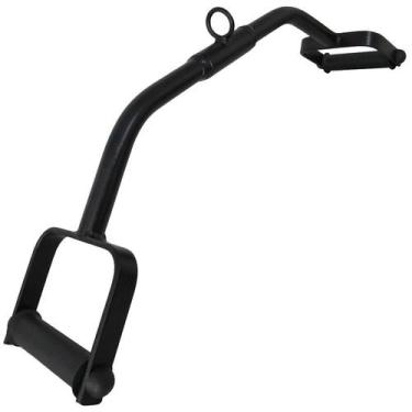 Imagem de Puxador Remada Frente Neutro Pulley Curvo Barra Romana 70 Cm - FamaFit