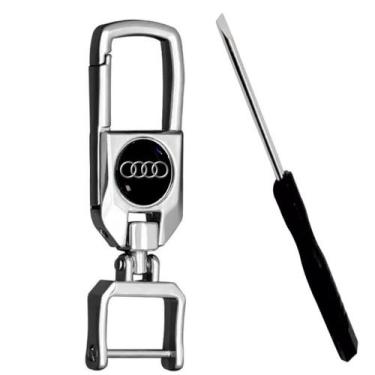 Imagem de Chaveiro Audi 100 A1 A3 A5 A8 Cross Coure Quattro R8R Luxo A - GOTURE