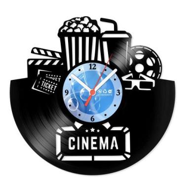 Imagem de Relógio De Parede Disco Vinil Diversos - Hora do Cinema - VDI-032 - Mo