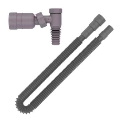 Imagem de Mangueira De Saída Máquina Lavar Roupas + Adaptador Blukit