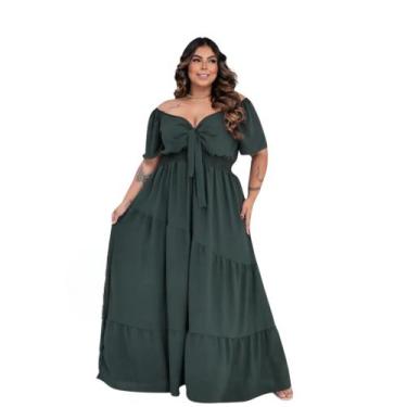 Imagem de Vestido Longo Liso Em Duna G1, G2, G3 E G4 1 Geração - Reyn Store, Ver