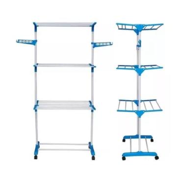 Imagem de VARAL DE CHAO 3 ANDARES 165x55x120CM LET LT23246 - Todo Dia